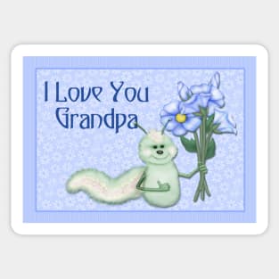 Grandpa's Love Bug Sticker